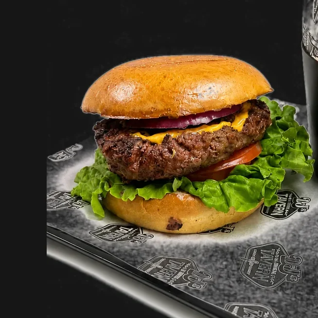 All American Burger at DJ's Tavern